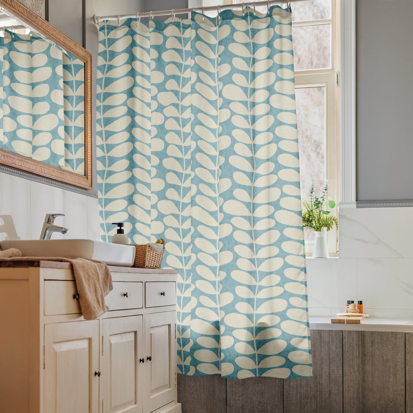 Decorative Bathroom Shower Curtain